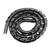Rebower Spiral Tube Wrap Management Pipe Flexible Cord PE Polyethylene [for Office, Computer, TV ] - 1.5M/ 30.0mm/ Black view 1