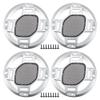 ACROPIX 3" Car Speaker Grills Cover Mesh Round 3 Inch Audio Speaker Subwoofer Guard Protector Case with Mounting Screws Iron Silver Tone Black - Pack of 4 view 1