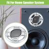ACROPIX 3" Car Speaker Grills Cover Mesh Round 3 Inch Audio Speaker Subwoofer Guard Protector Case with Mounting Screws Iron Silver Tone Black - Pack of 4 view 3
