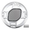 ACROPIX 3" Car Speaker Grills Cover Mesh Round 3 Inch Audio Speaker Subwoofer Guard Protector Case with Mounting Screws Iron Silver Tone Black - Pack of 1 view 1