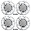 ACROPIX 8" Car Speaker Grills Cover Mesh Round 8 Inch Audio Speaker Subwoofer Guard Protector Case with Mounting Screws Iron Silver Tone - Pack of 4 view 1