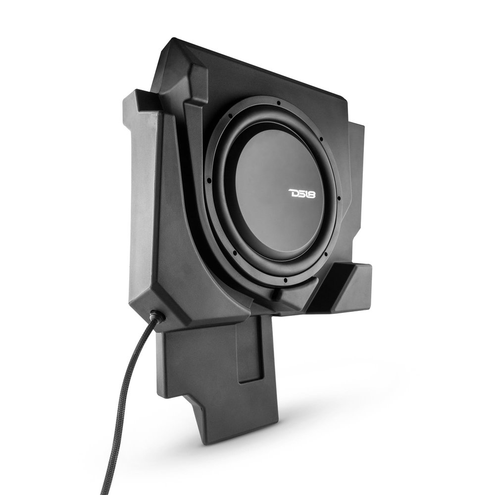 DS18 CA-X3BASS/D CAN-AM Maverick X3 12" Under Seat Loaded Subwoofer Enclosure Driver Side - 12 Shallow Subwoofer 600W RMS 1200W Max Power - Sealed Waterproof Under Seat Enclosure Design