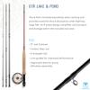 Martin 67R Lake|Pond Fly Fishing Rod and Reel Combo Kit, 5/6-Weight, 9-Foot, 4-Piece Rod, Moderate Action, Single Action Reel, 6-Weight Floating Line, Fly Assortment and Box, Travel Case, Brown view 3