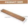 Toyvian Wall Mount Wooden Record Storage Rack Sturdy Vinyl Display Shelf for Magazines and Albums Easy Installation Versatile Home Decor view 2