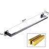 CETEOR Hand Towel Holder,Bathroom Towel Holder, Towel Bar Rail-60 cm/23.6in,Square Towel Bar Bail Rack Bathroom or Kitchen Accessory,Screws Mounting,(Silver,All Copper) view 2