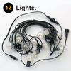 NOCTURNL USB Powered LED Camping Lights, G40 Globe Plastic Shatterproof Bulbs, 1W LED Warm White Lights, Waterproof String Lights for Tent, RV, Van, Glamping, Backyard, Porch (25 Feet) view 4