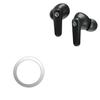 BoxWave Smart Gadget Compatible with Raycon Work Earbuds Classic - MagnetoSafe Ring, Add Magnet Functionality Adhesive Alloy - Metallic Silver view 1