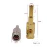 1 Pack Car Audio Terminal Block Amplifier Amplifier High Power Power Terminal Block Pure Copper Connector (Size : 4GA brass gold plate) view 3