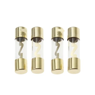 5-pack 10 * 38 gold-plated glass AGU fuse fuse package car audio amplifier amplifier 10A 15A 20A 25A 30A 40A 50A 60A 70A 80A 100A (Size : 70A)