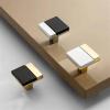 NALsa Gold Black Chrome Kitchen Handle Zinc Alloy Cabinet Knobs and Handles Drawer Pulls Furniture Handle Door Hardware 1Pcs (Color : White Chrome 192mm) view 4