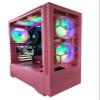 Computer Gaming Desktop Gaming PC RTX 5060 AMD Ryzen 7 with 4.6Ghz Turbo + 32GB RAM + 1TB Solid State Drive SSD M2 NVME Plug and Play Windows 11 Pro Midtower System view 3