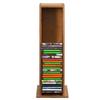 ZHWFDC Record Holder CD Storage Rack PS4 Game Disc Finishing Rack,Wooden CD Rack Display Shelf Stand,CD Storage Organizer Rack(Size:57x22.5x20cm/22.4x8.8x7.8in) view 1