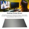 flexman 24" 16:9 Anti Blue Light Laptop Screen Protector, UV Blocking Scratch Proof Computer Privacy Screen Filter, Desktop Private Screen for 24in PC view 2