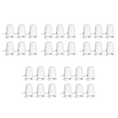 Totority Clockwork Legged Robot 30 Pcs Stocking Stuffers Kid Toys Wind up Toy Movement Replaceable Mechanism House Mini Childrens Accessory Plastic White Household Walker