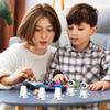 Totority Clockwork Legged Robot 30 Pcs Stocking Stuffers Kid Toys Wind up Toy Movement Replaceable Mechanism House Mini Childrens Accessory Plastic White Household Walker view 3