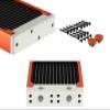 PrimoChill 360SL (30mm) EXIMO Modular Radiator, White POM, 3x120mm, Triple Fan (R-SL-W36) Available in 20+ Colors, Assembled in USA and Custom Watercooling Loop Ready - Candy Copper view 3