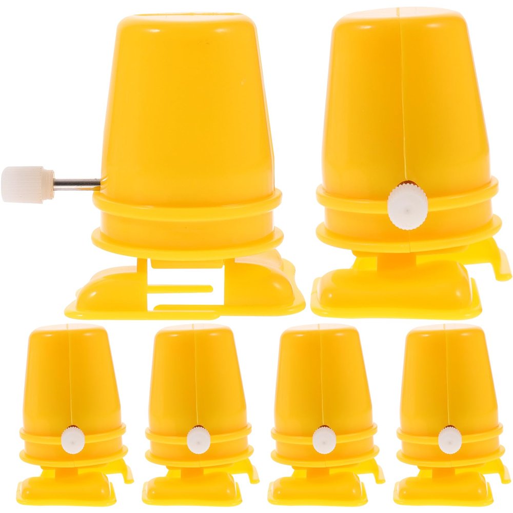Totority Wind up Clockwork Movement for DIY Crafts Small Robot Accessories Mini Plaything Motor Replacement Part for Handmade Toys 1.77X1.77X1.37In