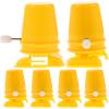 Totority Wind up Clockwork Movement for DIY Crafts Small Robot Accessories Mini Plaything Motor Replacement Part for Handmade Toys 1.77X1.77X1.37In view 1