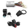 L-faster Brushed Motor Reverse Control 3-Speed Device for Electrical Scooter Bicycle Motor (Controller Switch Pedal Throttle, 24V 350W) view 1