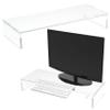 Mammoth DuraClear Ultimate Office Set: Ergonomic Acrylic Laptop Stand, 4x6 Picture Frame & Monitor Riser - Elevate & Organize Your Workspace view 4