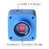 8MP 4K USB 3.0 Microscope Camera UVC Measurement Electronic Digital Microscope & 200X C-Mount Lens view 2