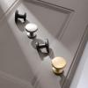 NALsa Modern Simple Golden Zinc Alloy Gold Handle Cabinet Drawer Knob Kitchen Cupboard Door Pull Half Moon Furniture Hardware 1Pcs (Color : Gray 96mm) view 4