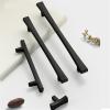 NALsa Modern Zinc Alloy Black Gold Door Handles Kitchen Cabinet Handles Solid Drawer Knobs Fashion Furniture Handle Hardware 1Pcs (Color : Gold-192mm) view 1