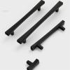 NALsa Modern Zinc Alloy Black Gold Door Handles Kitchen Cabinet Handles Solid Drawer Knobs Fashion Furniture Handle Hardware 1Pcs (Color : Gold-192mm) view 4