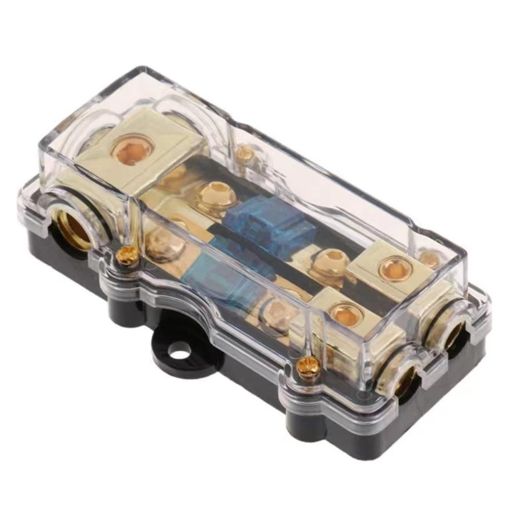 1PCS car Audio Modification one in one Out Two in mini Fuse Fuse shunt (Color : 60A)