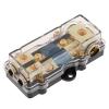 1PCS car Audio Modification one in one Out Two in mini Fuse Fuse shunt (Color : 60A) view 3