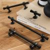 NALsa Gold Black Chrome Kitchen Handle Zinc Alloy Cabinet Knobs and Handles Drawer Pulls Furniture Handle Door Hardware 1Pcs (Color : White Gold 96mm) view 1