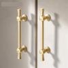NALsa Gold Black Chrome Kitchen Handle Zinc Alloy Cabinet Knobs and Handles Drawer Pulls Furniture Handle Door Hardware 1Pcs (Color : White Gold 96mm) view 2