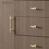 NALsa Gold Black Chrome Kitchen Handle Zinc Alloy Cabinet Knobs and Handles Drawer Pulls Furniture Handle Door Hardware 1Pcs (Color : White Gold 96mm) view 4