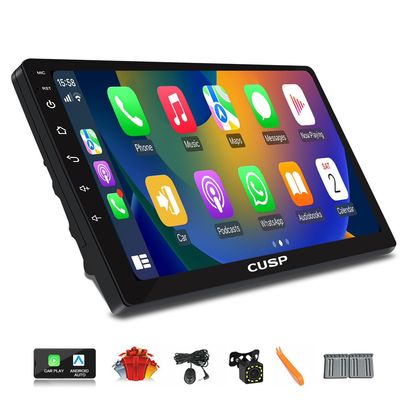 2025 New 9 Inch Car Stereo Radio GPS Android 8 Core 4G+64G Universal Double DIN with Carplay Android Auto in-Dash Kit Bluetooth Multimedia Player,WiFi,YouTube,Headunit