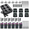 BF-F8HP UV-5R+ UV-5RE UV-5RTP UV-5X3 Six Way Charger Multi Unit Charger Station with UV-5R 5W Walkie Talkies Set view 2