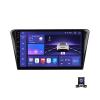 Double Din Car Stereo Bluetooth MP5 Player with Carplay/Auto, 9 Inch Touchscreen Radio Receiver with AHD Backup Camera, for Peugeot 408 2014~2018 Support 4G/SWC/DSP,8 core m300s 4g+32g view 1