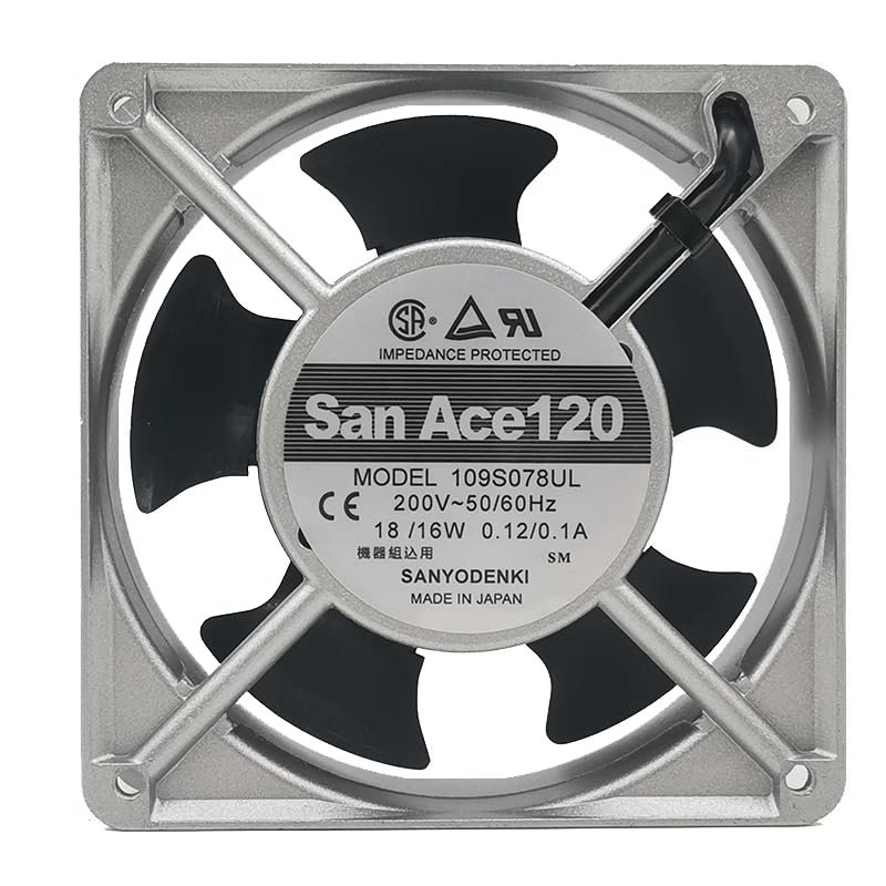 109S078UL Fan 109S078UL 200V 50/60Hz 0.12/0.1A 12038 Cooling Fan
