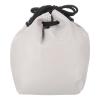 PATIKIL Soft Drawstring Lens Case, Lens Pouch Bag with Cotton Pad 3.94" x 3.94" Thick Fleece Cloth Camera Lens Bag for SLR Lens Water Cups Grey view 1