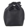 PATIKIL Soft Drawstring Lens Case, Lens Pouch Bag with Cotton Pad 3.94" x 3.94" Thick Fleece Cloth Camera Lens Bag for SLR Lens Water Cups Black view 1