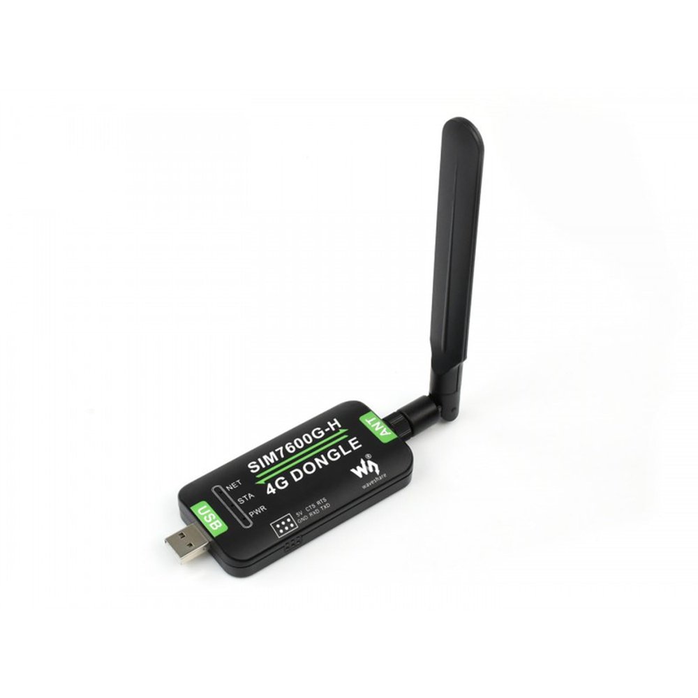 TUOPUONE SIM7600G-H 4G DONGLE with Antenna Industrial Grade 4G Communication and GNSS Positioning Peripheral Global Band Support