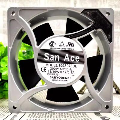 109S078UL Fan 109S078UL 12038 200V 18/16W 0.12/0.1A 12cm Cooling Fan