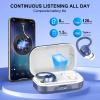 Wireless Earbuds Bluetooth Headphones 120hrs Playtime HiFi Stereo Wireless Headphones with HD Mic Deep Bass Wireless Earphones with Dual LED Display USB-C IP7 Waterproof Earbuds for Running Sports view 2