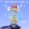 Wireless Earbuds Bluetooth Headphones 120hrs Playtime HiFi Stereo Wireless Headphones with HD Mic Deep Bass Wireless Earphones with Dual LED Display USB-C IP7 Waterproof Earbuds for Running Sports view 4