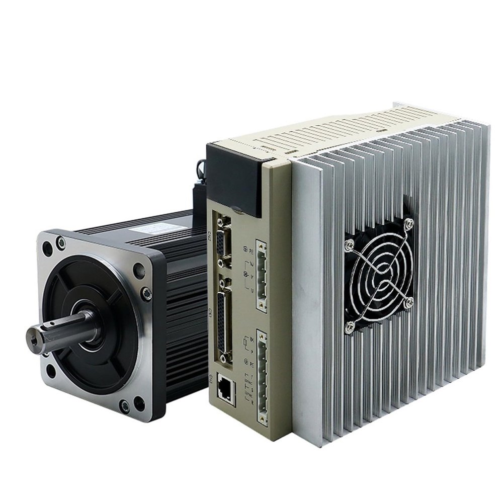 130ST M07725 M15015 2Kw 7.7Nm 2.3Kw 15Nm 220V AC Servo Motor Kit With T3L-L30F RS485 Engine Drive For Engraver Lathe (Size : 2.3Kw)
