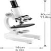 CHIPEL Microscope for Laboratory Microscope with Led Lights Compound Monocular Microscopes Coarse and Fine Focus for Kids Students School Laboratory view 2
