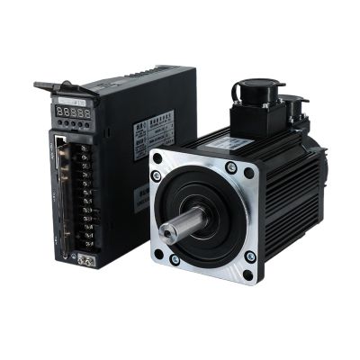 110ST-M04030 220V 380v 1.2KW AC Servo motor 3000RPM 4N.M 1200W Single-Phase ac drive permanent magnet Matched Driver A-SVD 30A (Size : No brake 220v 5M)