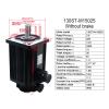 130ST M15025 220V 380V 3.8Kw 15Nm 2500Rpm Large Power AC Servo Motor Kit With T3 Series Driver For Engraver Lathe (Size : 220V With Brake) view 2