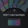 kaidisen Backlit Keyboard for Galaxy Tab A7 10.4 inch 2022/2020 Model (SM-T509 T500 T503 T505 T507), Keyboard Case with Mouse, Detachable Backlight Color Keyboard Case,Mist Blue+Black view 3