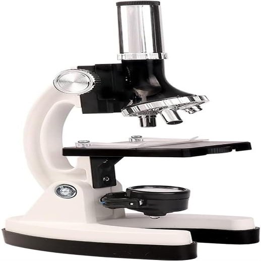 CHIPEL Microscope for Laboratory Microscope Biological Microscope Dual Illumination Compound Monocular Microscopes Kit for School Student Beginner Laboratory