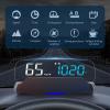 C7 Heads Up Display,GPS Speedometer,HUD with Projection Reflector, with MPH Digital Speed, Time, Compass, Date, Altitude, Fatigued Alert, Overspeed Alert, for All Vehicle view 4